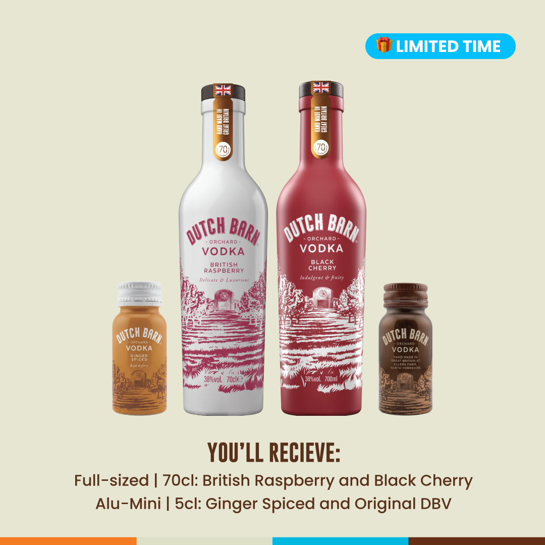 Dutch Barn Black Cherry & British Raspberry Bundle + Ginger & Dutch Barn Alumini Pair