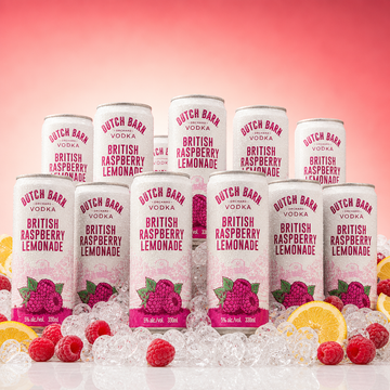 Dutch Barn Vodka British Raspberry Lemonade Canned Cocktail  (12 pack)