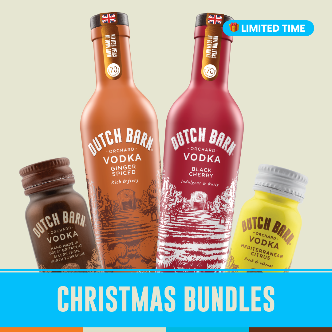 Dutch Barn Ginger Spiced & Black Cherry Bundle + Dutch Barn Vodka & Citrus Alumini Pair